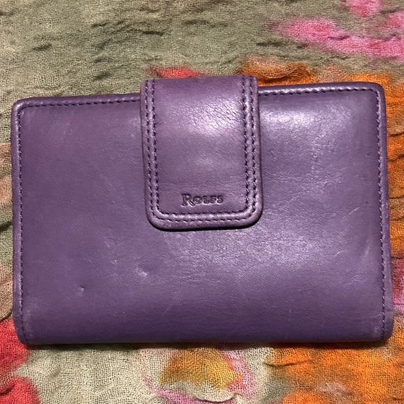 Rolfs Handbags - Rolfs Plum Genuine Leather Wallet